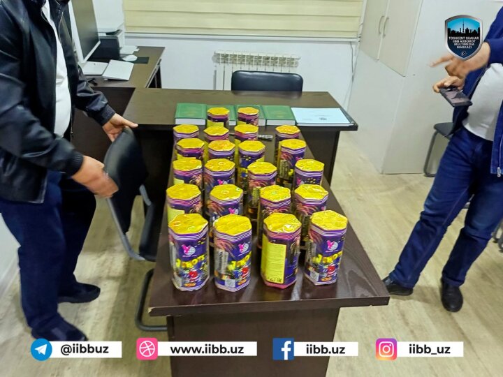 Вестники зимы: В Ташкенте задержали торговца пиротехникой